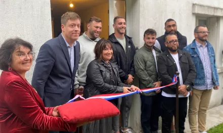 Inauguration de la salle de sport du personnel