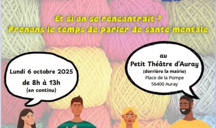 SISM 2025 : Et si on se rencontrait ? Prenons le temps de parler de santé mentale