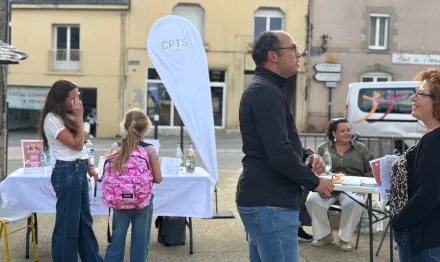 Retours du stand d'information sur la santé mentale du marché de Bignan